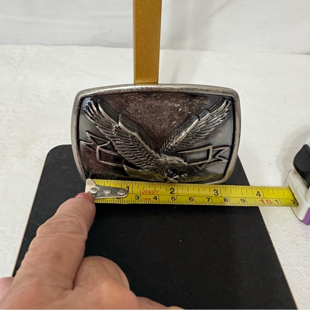 Silver Eagle Belt Buckle - Picture 5 of 6